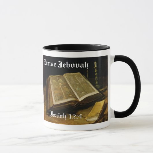 Lob Jehovah - die Bibel Van Gogh Tasse (Rechts)