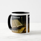 Lob Jehovah - die Bibel Van Gogh Tasse (Vorderseite Links)