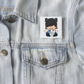 Lob Jesus - Knopf Button (Beispiel)