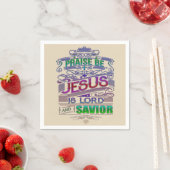 Lob Jesus Party Napkins Serviette (Beispiel)