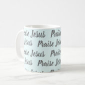 Lob Jesus Tasse (Vorderseite Links)
