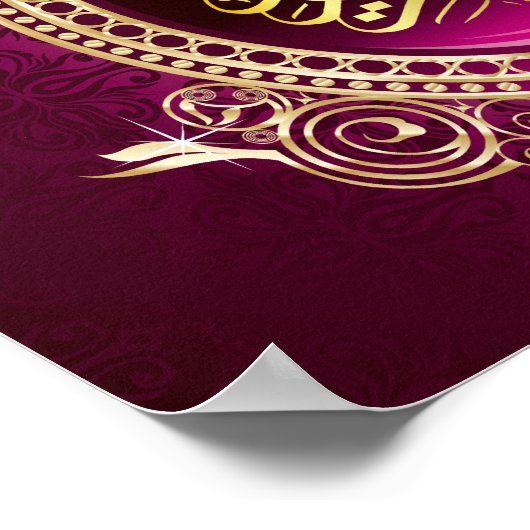 Lob sei Allah Poster (Ecke)