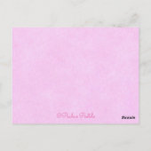 Lob seinen Namen mit Tanzen ~Scripture~Print Postkarte (Rückseite)