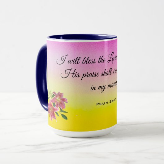 "Lob-" Tasse (Vorderseite Links)