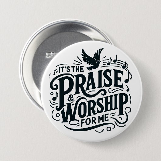 Lob und Gebet Button (Vorne & Hinten)