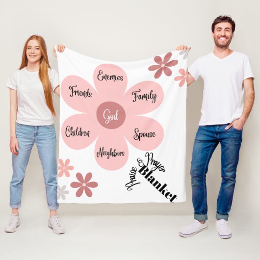 Lob und Gebetsblanket Fleecedecke (Beispiel)