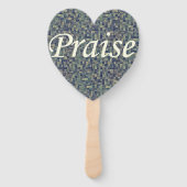 Lob unter den Pfoten Fächer (Rückseite)