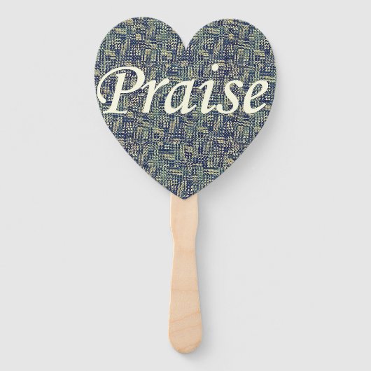 Lob unter den Pfoten Fächer (Rückseite)