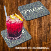 Lob unter den Pfoten Getränkeuntersetzer