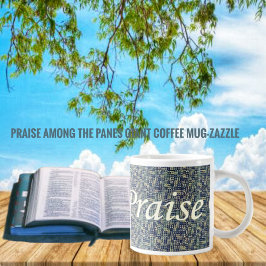 Lob unter den Pfoten Jumbo-Tasse