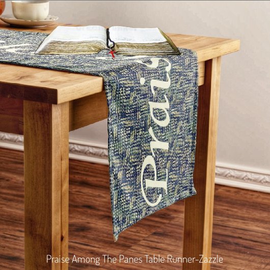 Lob unter den Pfoten Kurzer Tischläufer