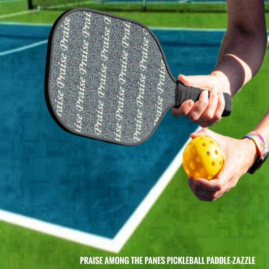 Lob unter den Pfoten Pickleball Schläger