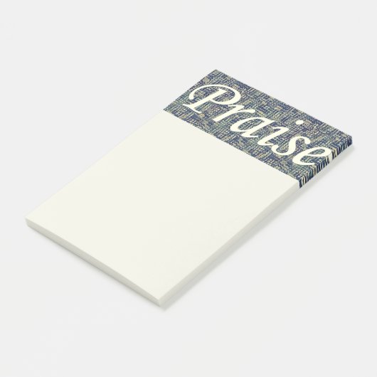 Lob unter den Pfoten Post-it Klebezettel (angewinkelt)