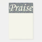 Lob unter den Pfoten Post-it Klebezettel (Vorderseite)