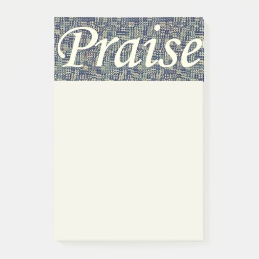 Lob unter den Pfoten Post-it Klebezettel (Vorderseite)