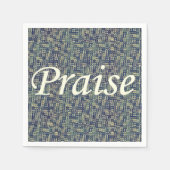 Lob unter den Pfoten Serviette (Vorderseite)