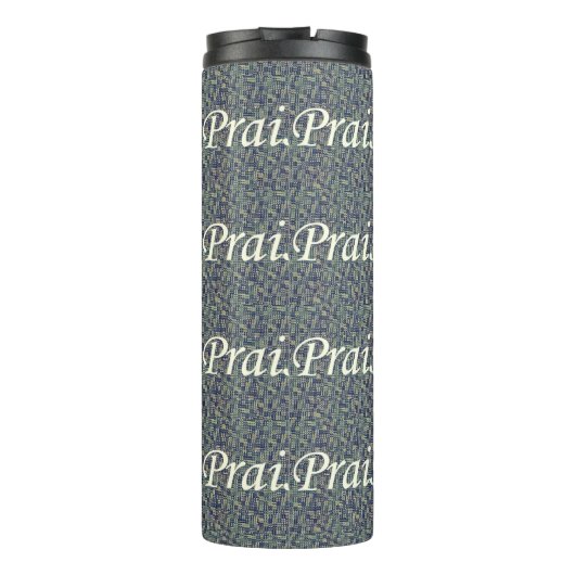 Lob unter den Pfoten Thermosbecher (Rückseite)