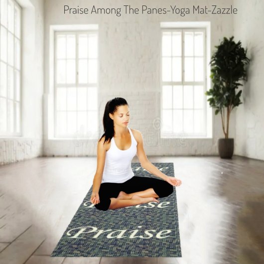 Lob unter den Pfoten Yogamatte