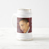 Lob-Wecker-Tasse Bierglas (Vorderseite Links)