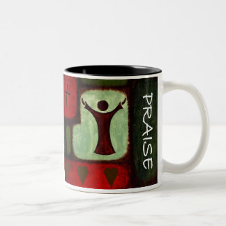 Lob Zweifarbige Tasse