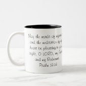 Lob Zweifarbige Tasse (Links)