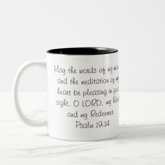 Lob Zweifarbige Tasse (Links)