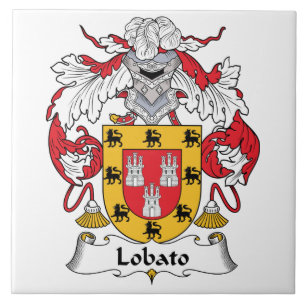 Lobato Familienwappen Fliese