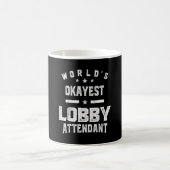 Lobby Attendant Job Title Gift Kaffeetasse (Mittel)