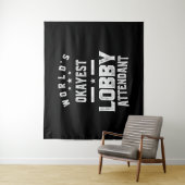 Lobby Attendant Job Title Gift Wandteppich (Beispiel)