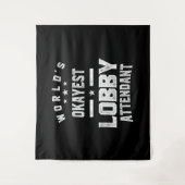 Lobby Attendant Job Title Gift Wandteppich (Vorderseite)