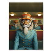 Lobby Tiger Fotodruck (Vorne)