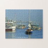 Lobbyboote Draw Bridge Perkins Cove Jigsaw Puzzle (Horizontal)