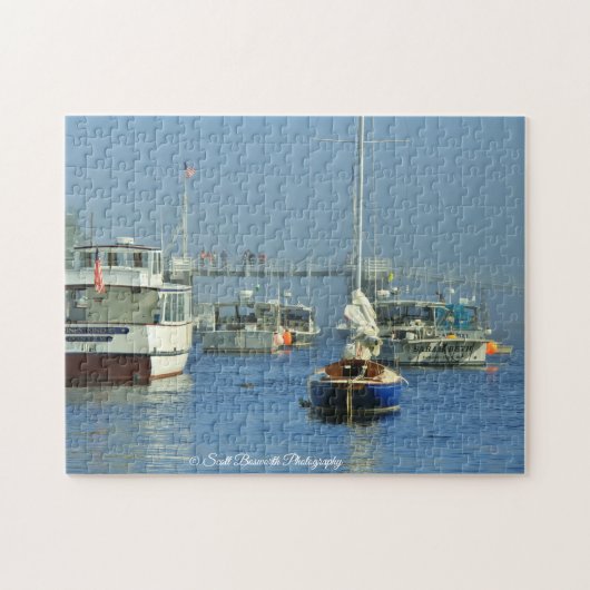 Lobbyboote Draw Bridge Perkins Cove Jigsaw Puzzle (Horizontal)