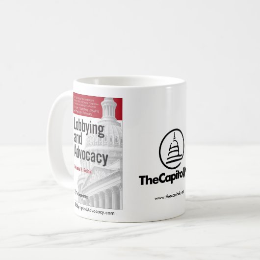 Lobbyismus- und Befürwortungs-Tasse Kaffeetasse (Vorderseite Links)