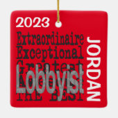 Lobbyist Extraordinär CUSTOM Keramikornament (Rückseite)