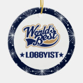 Lobbyist-Geschenk-Verzierung Keramik Ornament (Vorne)