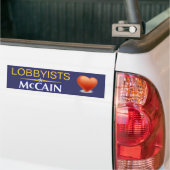 Lobbyist-Herz McCain Autoaufkleber (Auf Lkw)