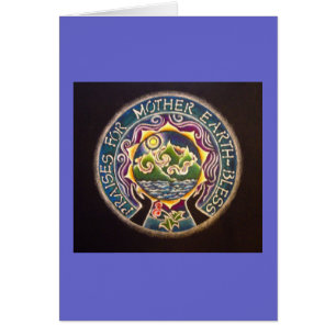 Lobe für Mutter Erden-Mandala-Karte