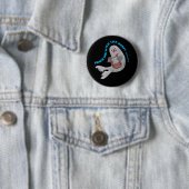 Lobe süße Seehund-Schrift Bibelvers Psalm Button (Beispiel)