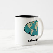 Lobe-Trotter-Tasse! Zweifarbige Tasse (VorderseiteRechts)