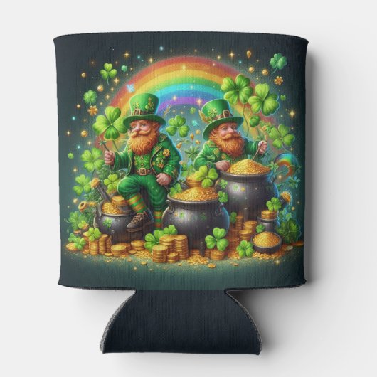 Lobelprellen am St. Patrick's Day Dosenkühler (Rückseite)