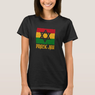 LOBET JAH Roots Reggae Rasta Kleidung Männer & Fra T-Shirt