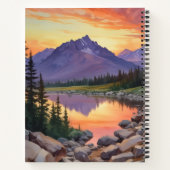 Lobo al Atardecer Notizblock (Rückseite)