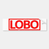 Lobo Briefmarke Autoaufkleber (Vorne)