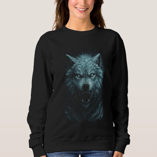 Lobo de nieve sweatshirt (Vorderseite)