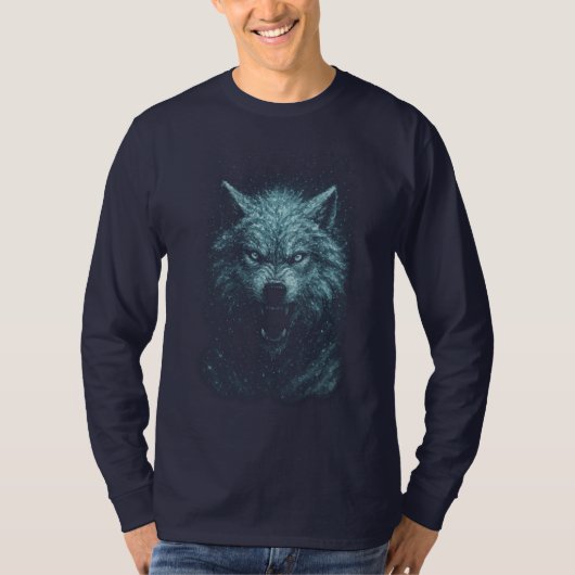 Lobo de nieve T-Shirt (Vorderseite)