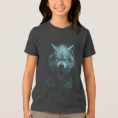 Lobo de nieve Tri-Blend shirt (Vorderseite)
