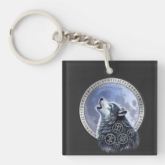Lobo de Odín Schlüsselanhänger (Vorderseite)