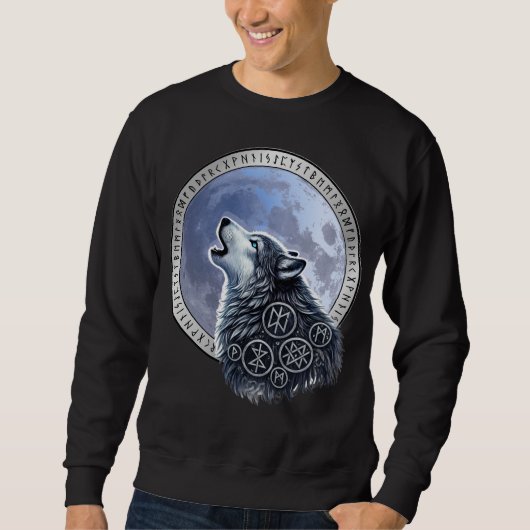 Lobo de Odín Sweatshirt (Vorderseite)
