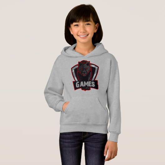 Lobo Negro Hoodie (Vorne ganz)